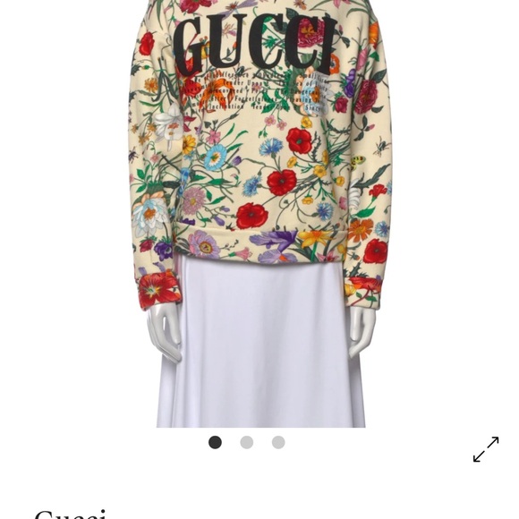 Gucci Multicolor Floral Top - Picture 5 of 9